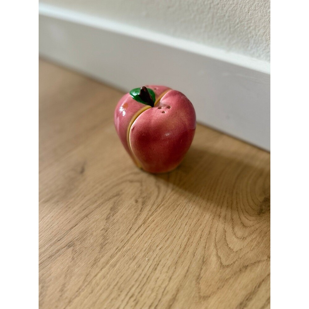 Vintage antique Ceramic Apple Salt and Pepper Shakers